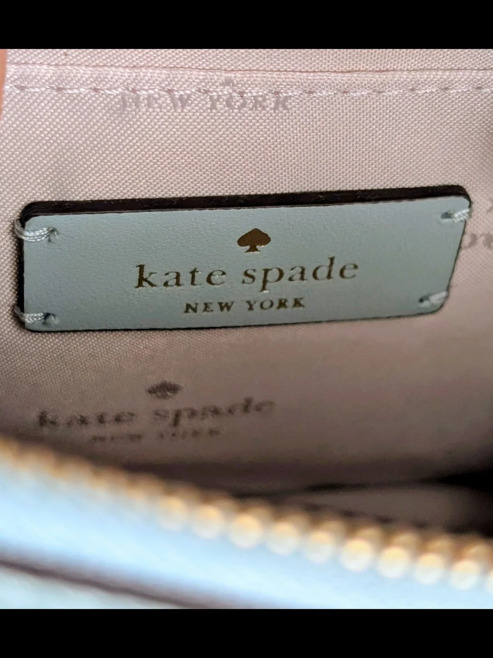 NWT Kate Spade Remi Flap Chain Crossbody Bag Wild Sage Aqua Blue Leather